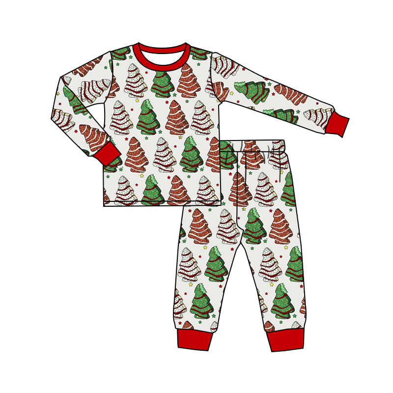 Baby Kids Christmas Tree Cake Pants Pajamas Clothes preorder(moq 5)