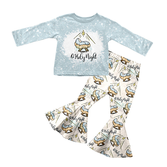 Baby Girls Christmas Nativity Bell Pants Clothing preorder(moq 5)