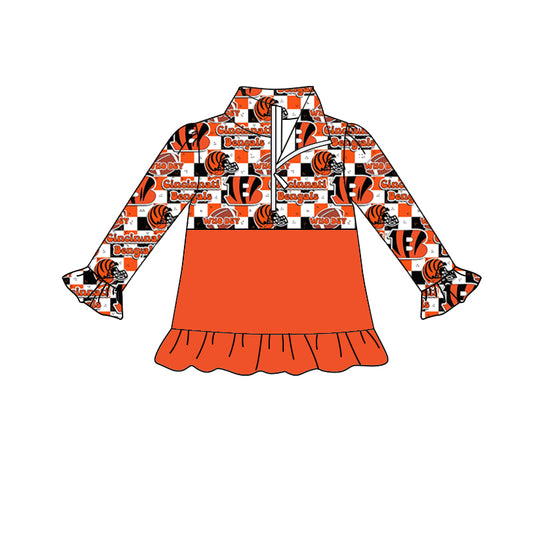 Baby Girls Team Orange 2 Pullover Jackets Tops preorder(moq 5)