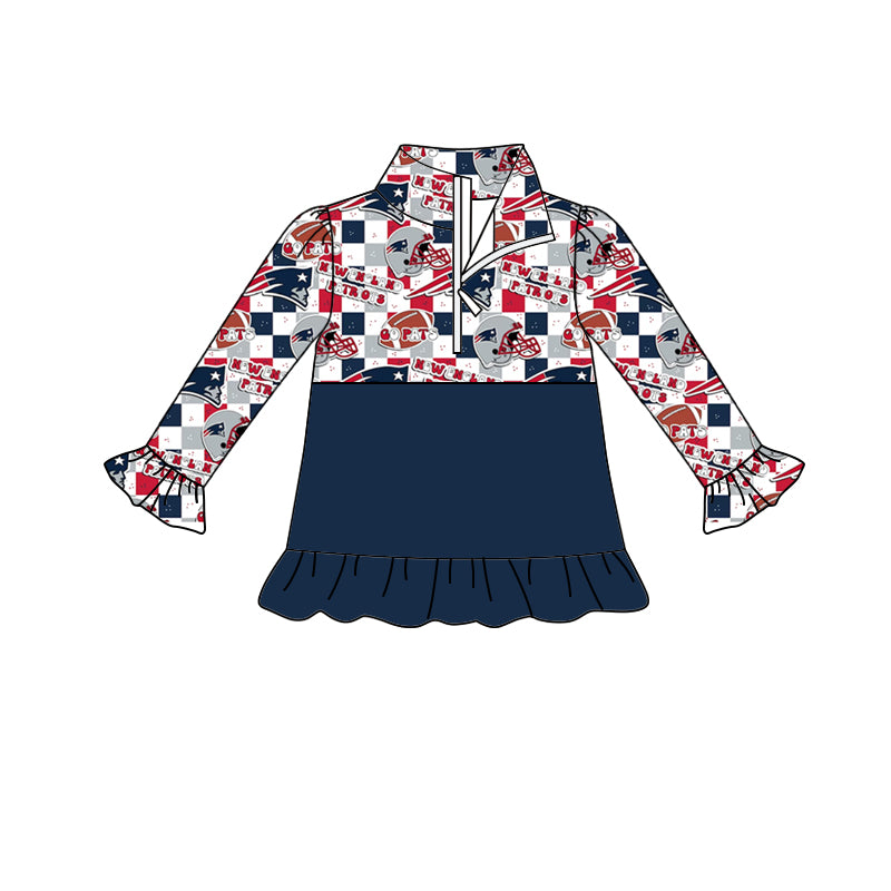 Baby Girls Team Red Navy 2 Pullover Jackets Tops preorder(moq 5)