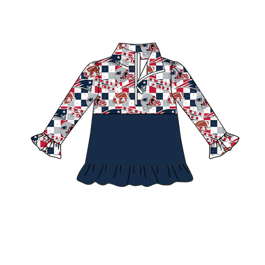 Baby Girls Team Red Navy 2 Pullover Jackets Tops preorder(moq 5)