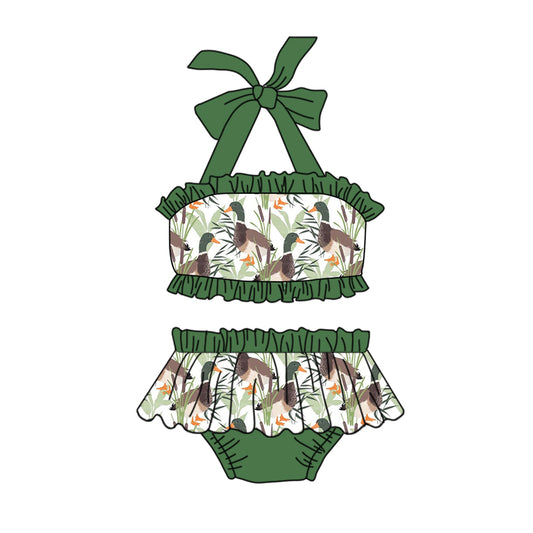 Baby Girls Hunting Duck 2pcs Swimsuits preorder(moq 5)