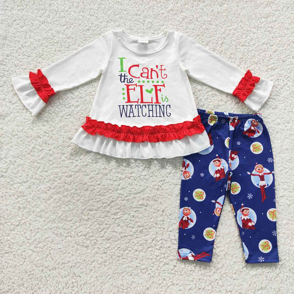 Baby Girls Christmas Character Tunic Legging Clothes Sets