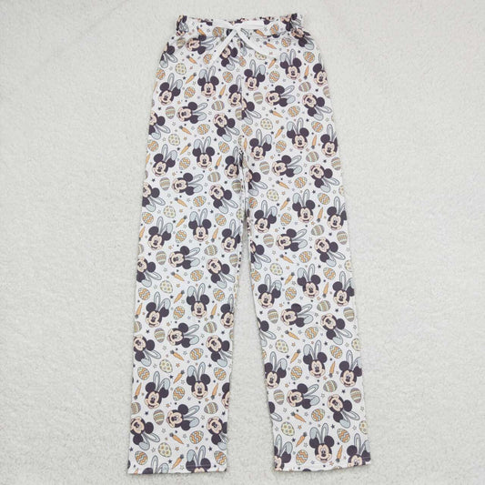 Adult Women Men Easter Eggs Carrots Rabbits Bottom Pants Pajamas