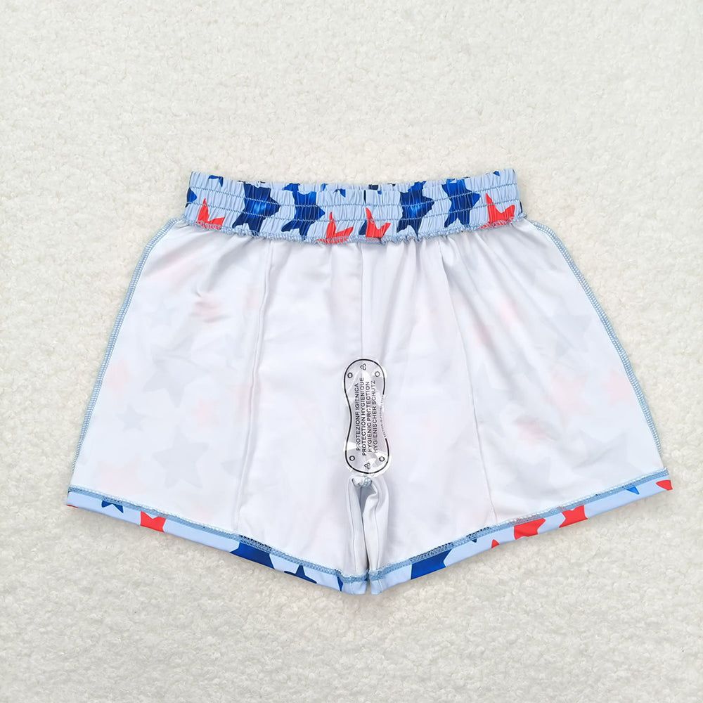 Baby Boys Summer Blue Stars Trunks Swimsuits Swimwear