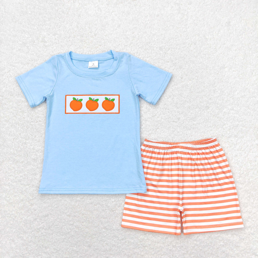 Baby Boys Peaches Tee Tops Shorts Clothes Sets