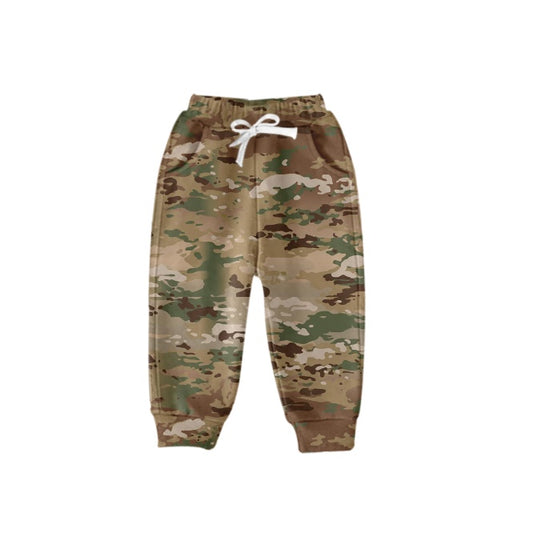 Baby Boys Brown Camo Pockets Pants preorder(moq 5)