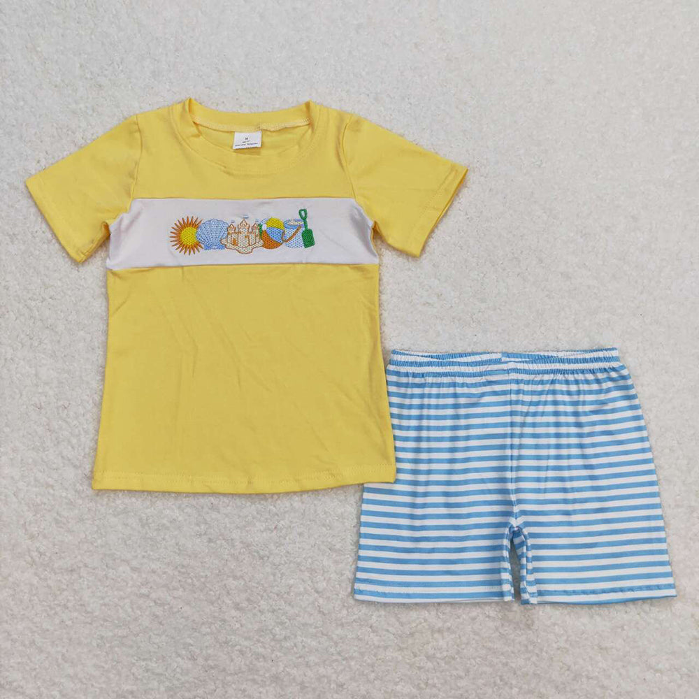 Baby Boys Beach Play Summer Shirt Tops Shorts Outfits Clothes Sets