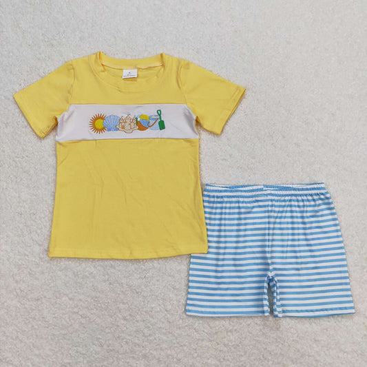 Baby Boys Beach Play Summer Shirt Tops Shorts Outfits Clothes Sets