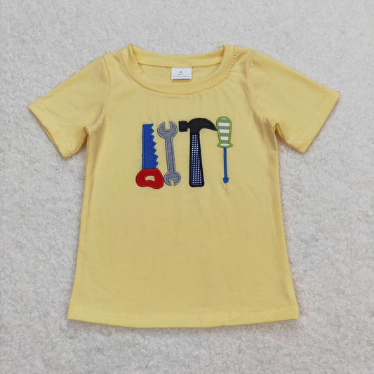 Baby Boys Summer Tool Short Sleeve Tee Shirts Tops