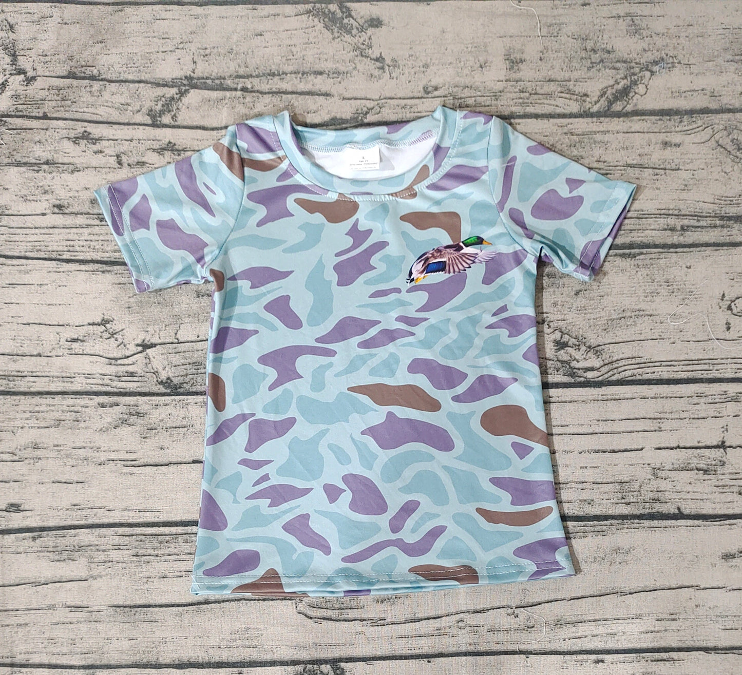 Baby Boys Camo Hunting Duck Short Sleeve Tee Shirt Tops