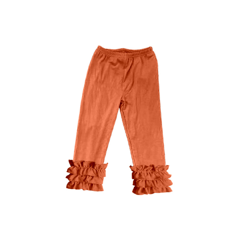 Baby Girls Dark Orange Icing Legging Bottom Pants preorder(moq 5)