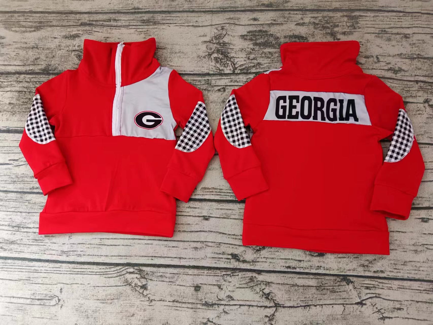 Baby Boys Team Red Geo Pullover Shirt Tee Shirts preorder(moq 5)