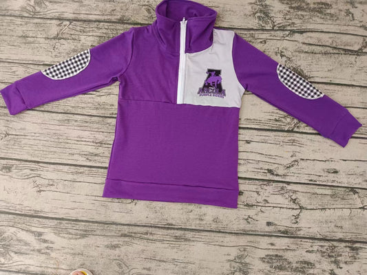 Baby Boys Team Purple Pullover Shirt Tee Shirts preorder(moq 5)