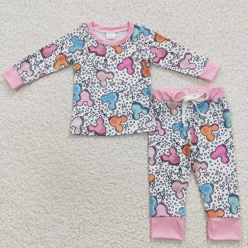 Baby Girls Animal Leopard Pajamas Pants Clothes Sets