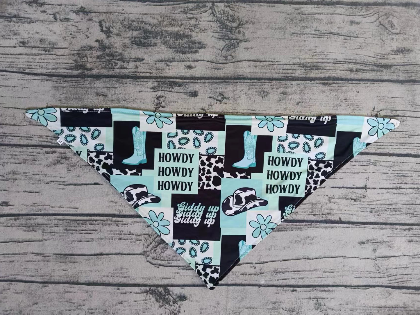 Western Dogs Cute Howdy Bandanas preorder(moq 5)