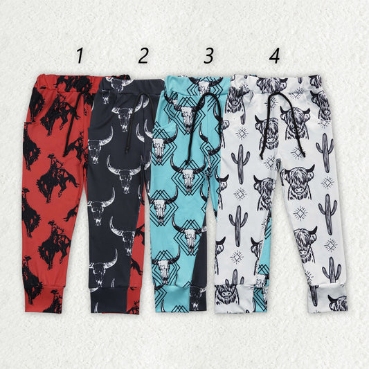 Sibling Baby Boys Western Jogger Pants
