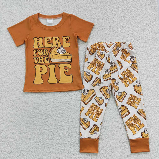 Baby Boys Pumpkin Pie Bottom Pants Clothes Sets