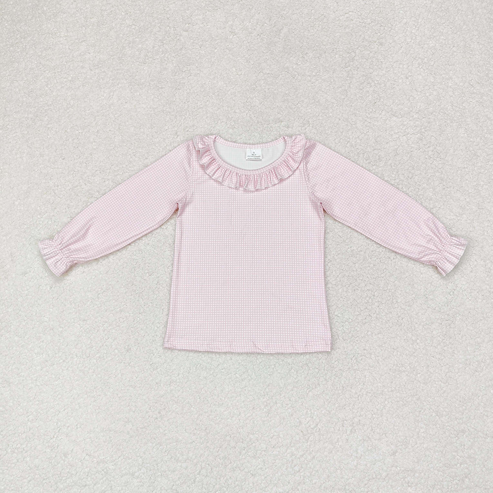 Baby Girls Pink Color Long Sleeve Tee Shirts Tops