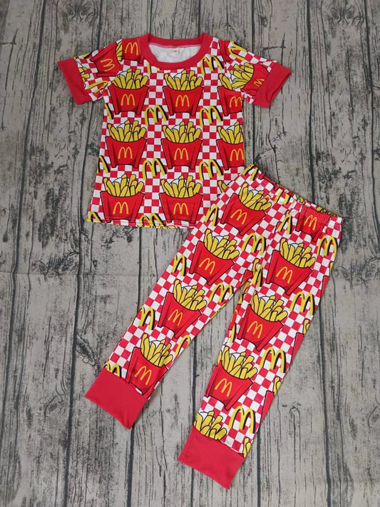 Baby Kids Chips Shirt Pants Pajamas Clothes Sets preorder (moq 5)