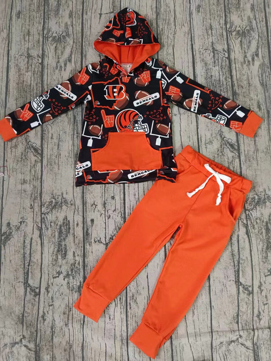 Baby Boys Bengals Hooded Top Football Team Pants Clothes Sets split order preorder Nov 21st