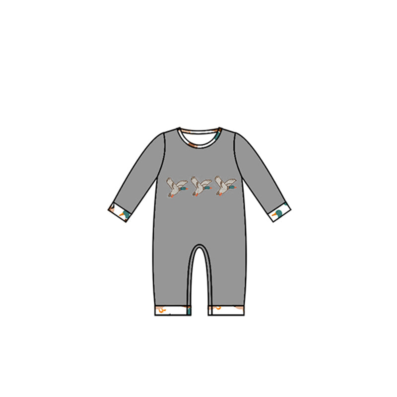 Baby Infant Boys Duck Long Sleeve Rompers preorder(moq 5)