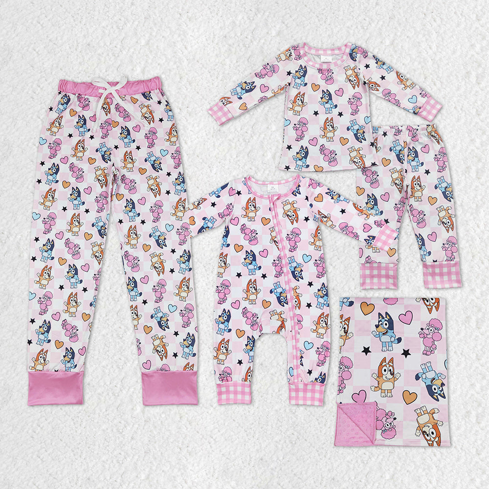 Family Valentines Pink Dogs Fashion Clothing
