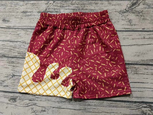 Preorder(moq 5) Adult Men Team Red Shorts Bottoms