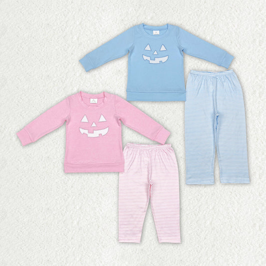 Sibling Halloween Smile Face Top Pants Clothes Sets