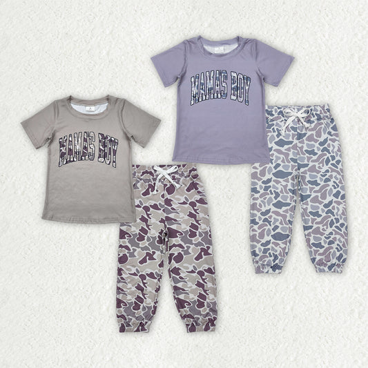 Sibling Baby Mama's Boy Top Pocket Jogger Pants Outfits Sets