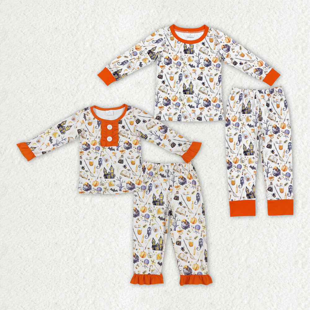 Baby Kids Halloween Magic Sibling Pajamas Clothes Sets