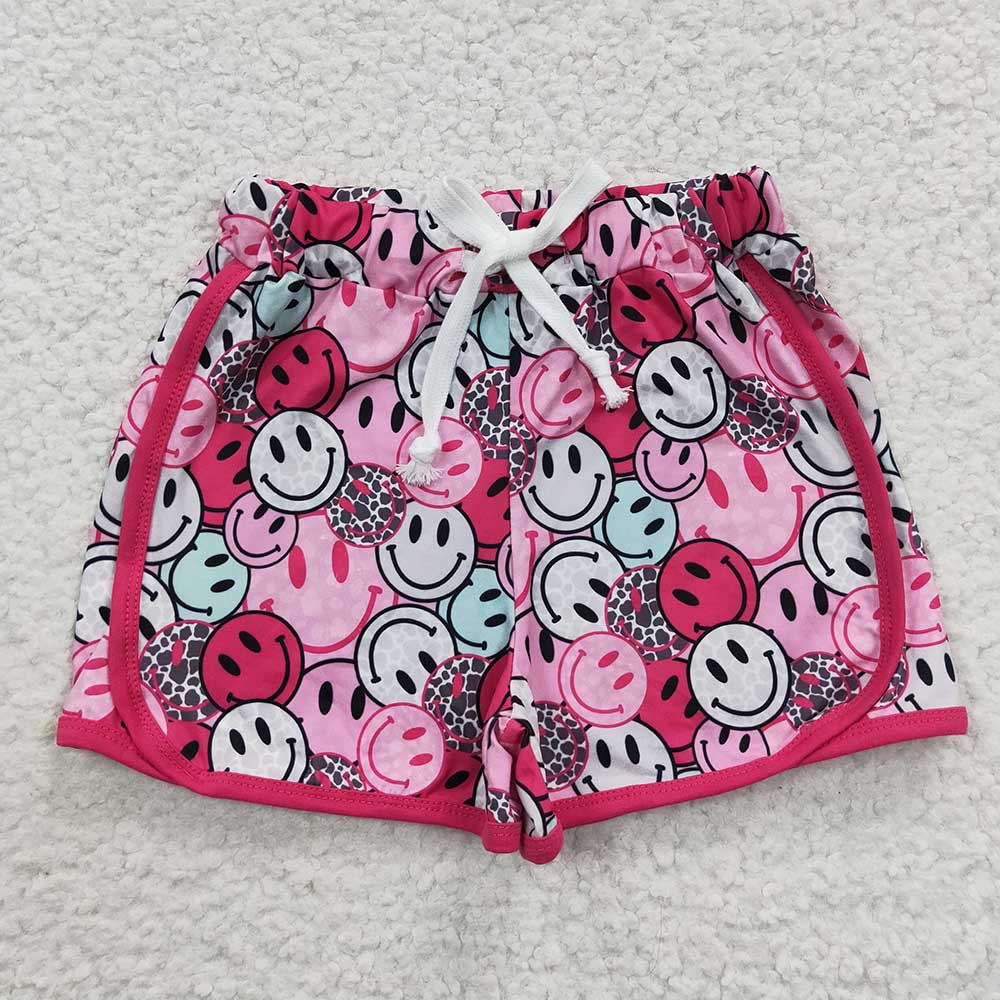 Baby Girls Smile Pink Shorts Clothes Sets