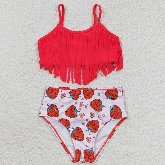 Baby Girls Strawberry 2 Pieces Swimsuits