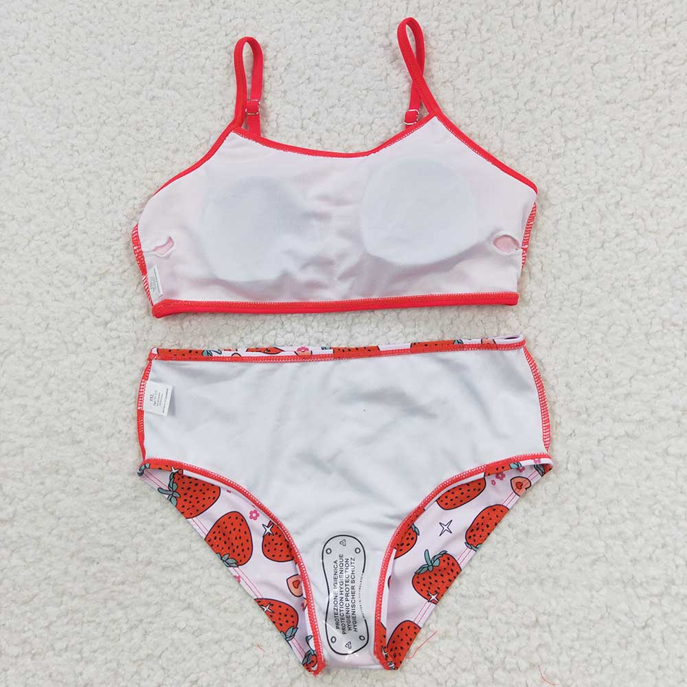 Baby Girls Strawberry 2 Pieces Swimsuits