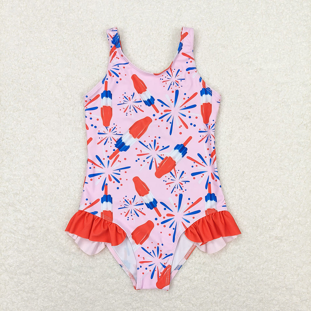 Kids Adult Family Summer Popsicle Trunks Swimsuits