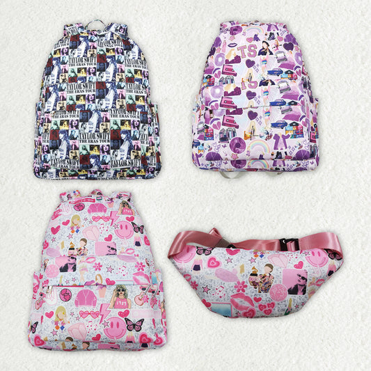 Baby Kids Eras Tour Singer Canvas Backpack Back Bags