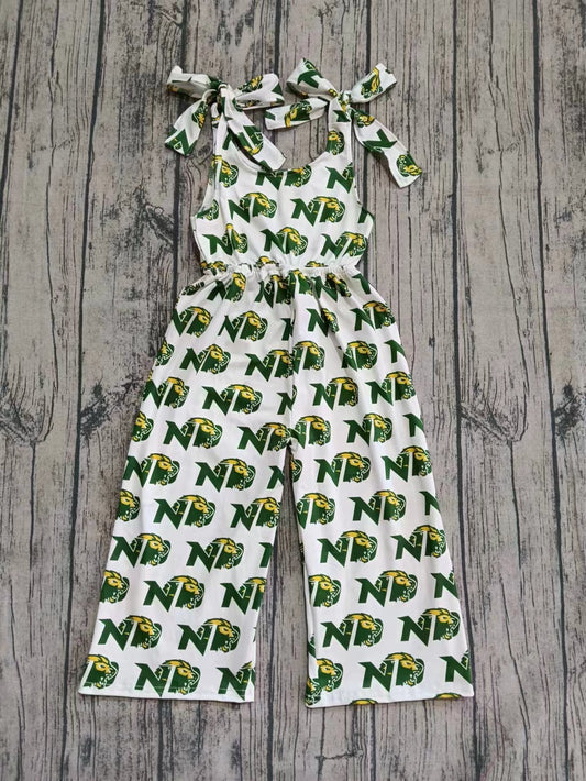 Preorder moq 5 Baby Girls Bows Strap Team Pant Jumpsuits