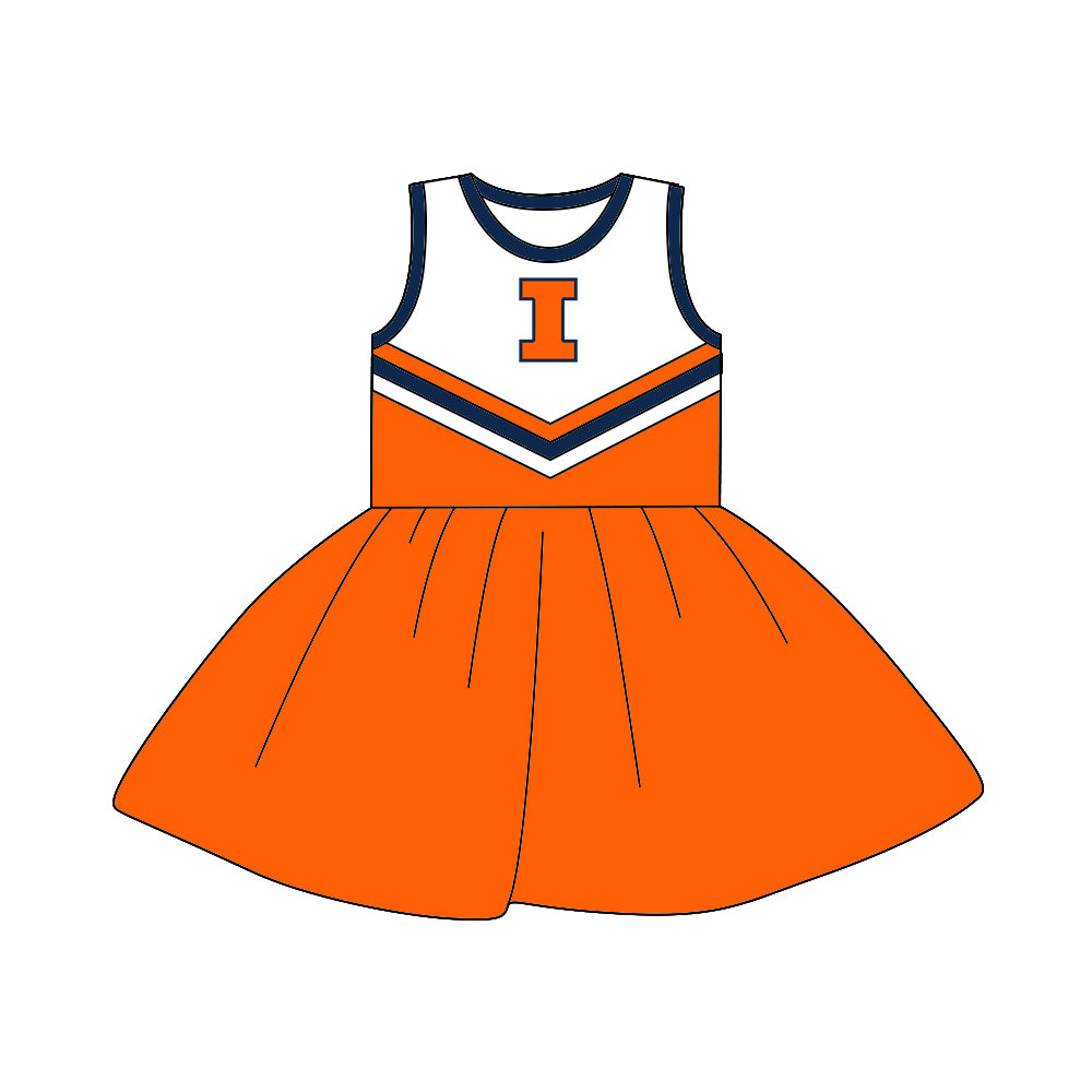 Baby Girls Team Sleeveless 14 A-Line Dresses preorder(moq 5)