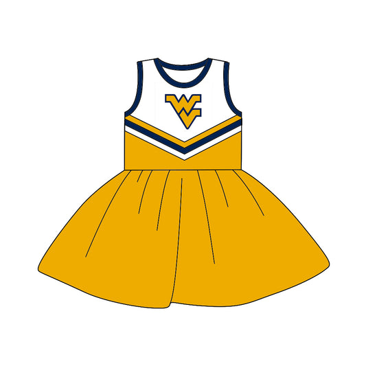 Baby Girls Team Sleeveless 9 A-Line Dresses preorder(moq 5)