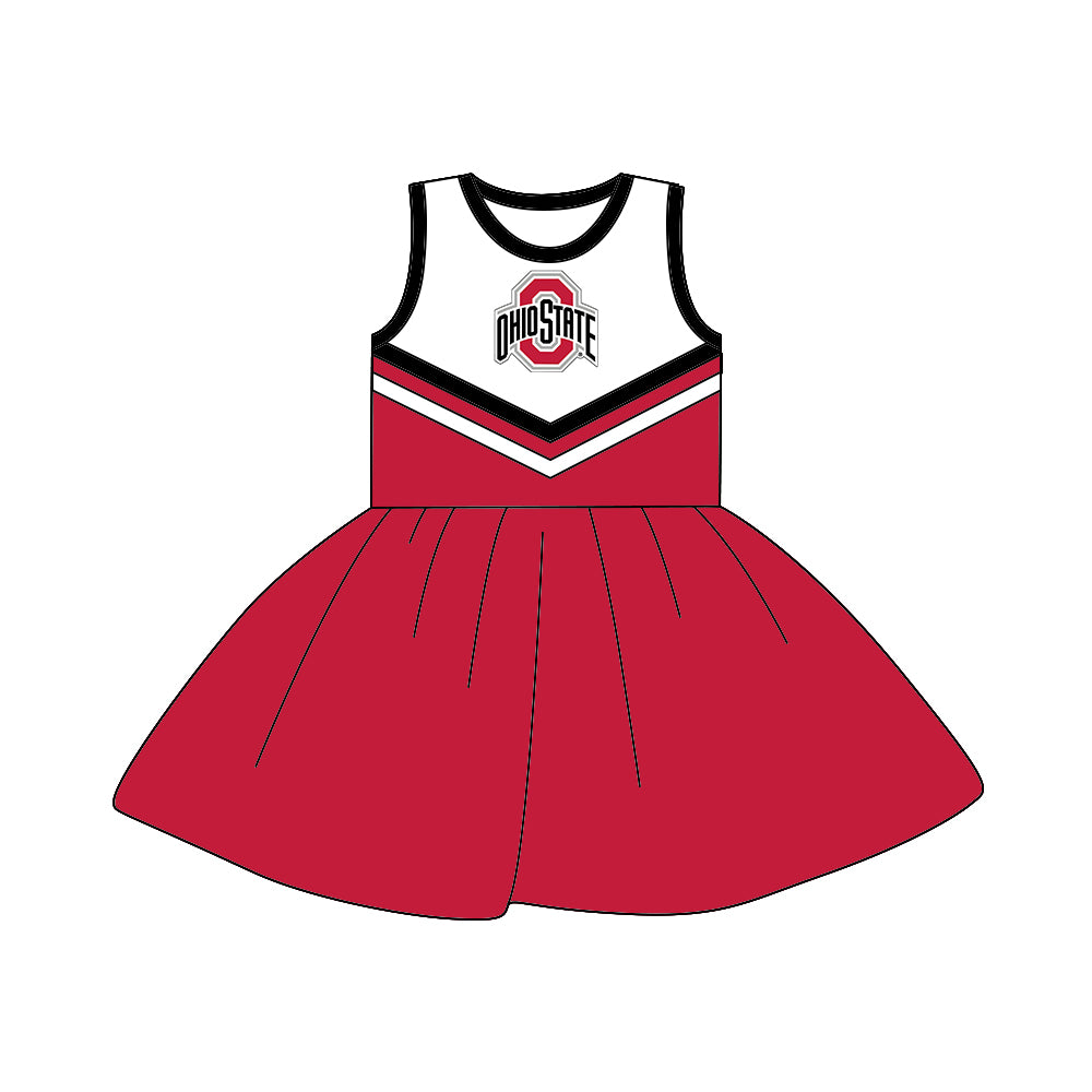 Baby Girls Team Sleeveless 18 A-Line Dresses preorder(moq 5)