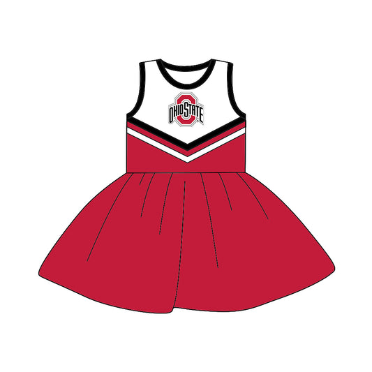 Baby Girls Team Sleeveless 18 A-Line Dresses preorder(moq 5)