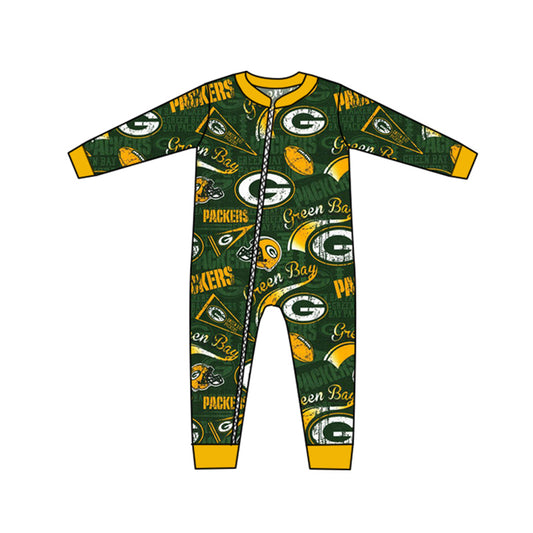 Baby Kids Team Pa2 Long Sleeve Zip Rompers preorder(moq 5)