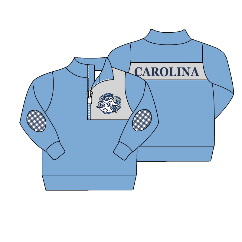 Baby Boys Ca Blue Team Pullover Jackets Tops preorder(moq 5)