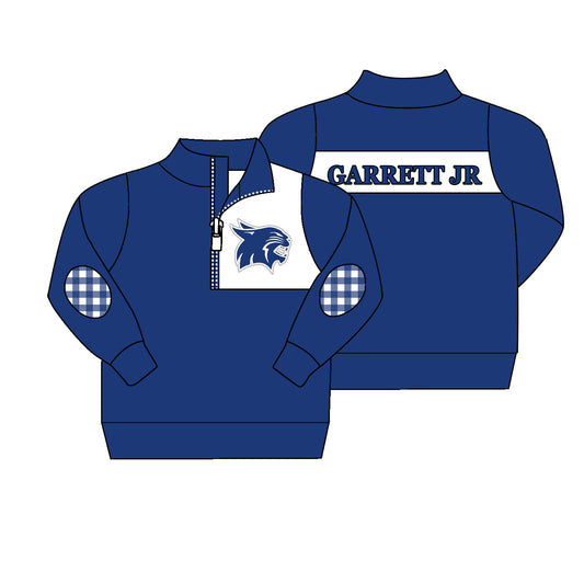 Baby Boys Blue Ga Team Pullover Jackets Tops preorder(moq 5)