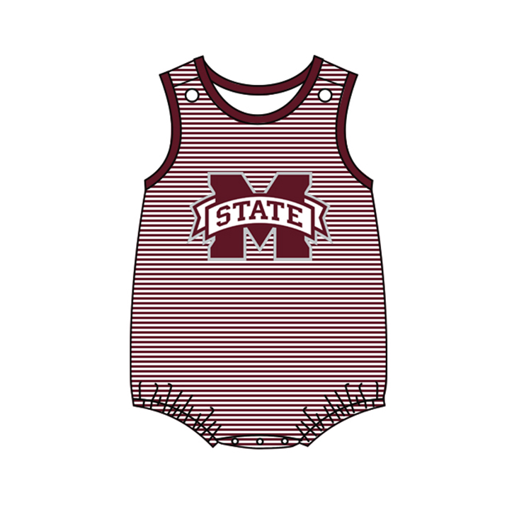 Baby Boys Team State Stripes Rompers preorder(moq 5)