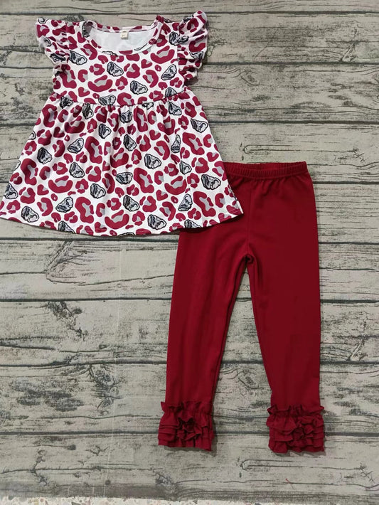 Baby Girls Elephant Alabama Team Tunic Legging Clothes Sets preorder(moq 5)