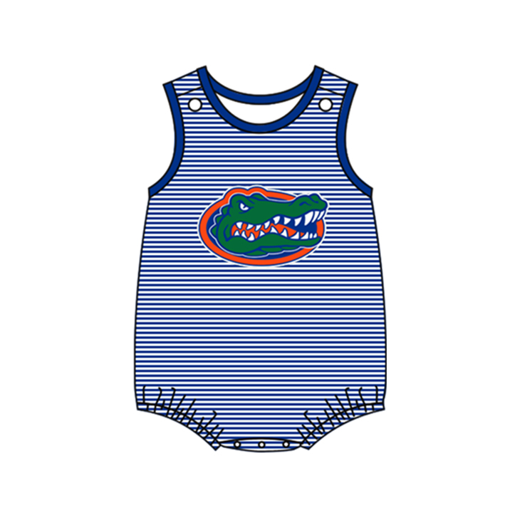 Baby Boys alligator Stripes Rompers preorder(moq 5)