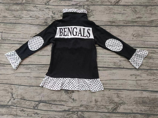 Baby Boys Bengals Team College Football Zip Pullovers Tops preorder(MOQ 5)