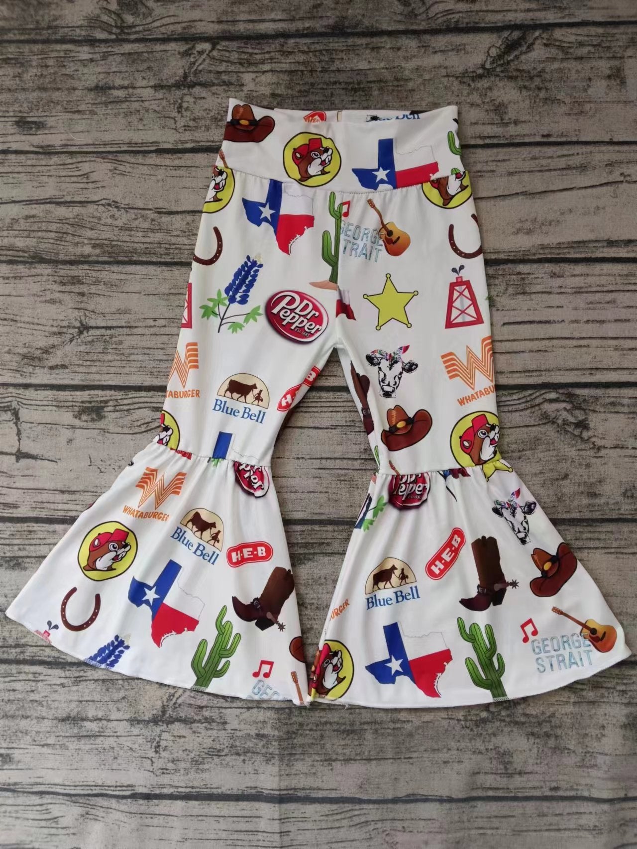 Baby Girls TX Texas Bell Bottom Pants preorder(moq 5)