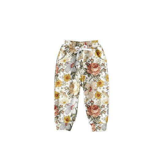 Baby Girls Floral Tie Long Pants preorder